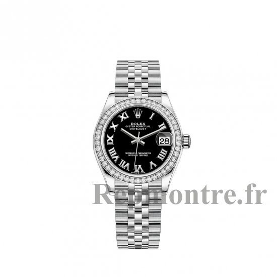 Réplique Rolex Datejust 31 montre Rolesor Oystersteel and 18 ct white gold M278384RBR-0002 - Cliquez sur l'image pour la fermer