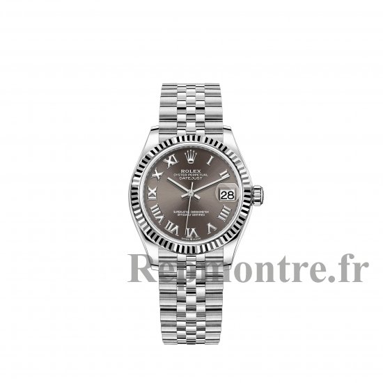 Réplique Rolex Datejust 31 Bracelet Jubile Rolesor blanc cadran gris fonce - Cliquez sur l'image pour la fermer