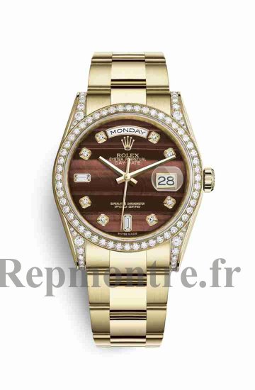 Réplique montre Rolex Day-Date 36 jaune 18 ct en semble de cosses 118388 m118388-0135 - Cliquez sur l'image pour la fermer