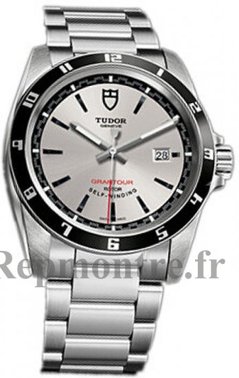 Réplique Tudor Grantour Date Black/Steel 42 mm 20500N-95730 - Cliquez sur l'image pour la fermer