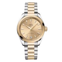 Omega Seamaster Aqua Terra Shades 34 mm Replique montre femme Jaune O22020342008001