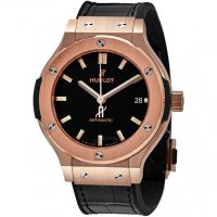 Replique HUBLOT Classic Fusion Mat 18K Rose Gold Black 565.OX.1181.LR