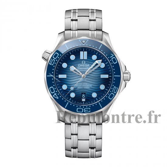 Omega Seamaster Diver 300M Co-Axial Master Chronometre 42 mm Bleu ete O21030422003003 - Cliquez sur l'image pour la fermer