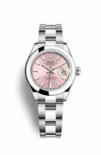 Réplique montre Rolex Datejust 28 279160 cadran rose m279160-0002