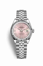 Réplique montre Rolex Datejust 28 Blanc Role en blanc 279174 m279174-0017