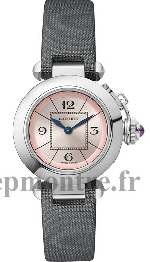 Cartier Pasha Pink Dial Acier 27mm W3140026 - Cliquez sur l'image pour la fermer