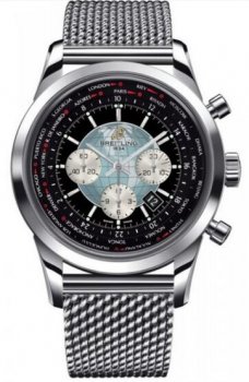 Réplique montre de Breitling Transocean Unitime Acier AB0510U4/BB62/152A