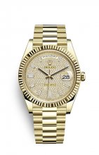 Copie de Rolex Day-Date 40 18 ct Jaune Or M228238-0054