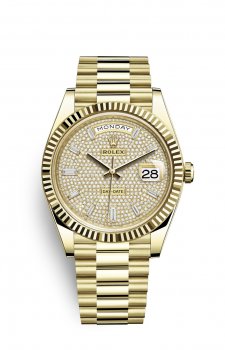 Copie de Rolex Day-Date 40 18 ct Jaune Or M228238-0054