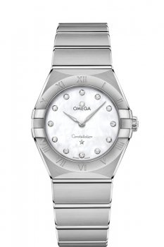 AAA Réplique Montre OMEGA Constellation Acier diamants 131.10.28.60.55.001