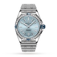 Breitling Super Chronomat Automatique 38 Bracelet en acier inoxydable bleu Replique montre A17356531C1A1