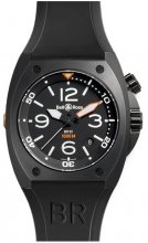 Réplique Bell & Ross Marine Automatique Montre Homme BR 02-92 Carbon