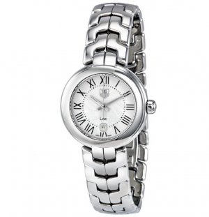 Tag Heuer Link argente Guilloche Dial Inoxydable Acier Dames WAT1416.BA0954