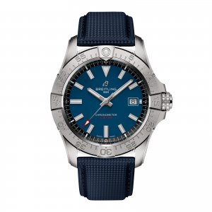 Breitling Avenger Automatique 42 mm Copie de montre pour homme Cuir bleu A17328101C1X1