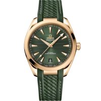 Omega Seamaster Aqua Terra 150M Master Chronometer 220.52.41.21.10.001 41 Moonshine Gold verte Rubber