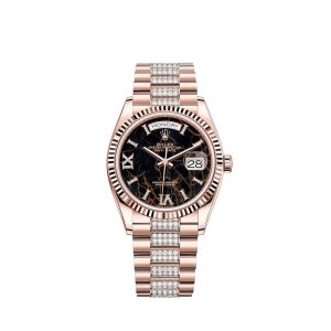 Replique Rolex Day-Date 36 18 ct Everose gold M128235-0042 montre
