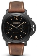 Réplique Panerai Luminor 1950 Tourbillon GMT Automatique Ceramica 48mm PAM00396
