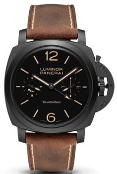 Réplique Panerai Luminor 1950 Tourbillon GMT Automatique Ceramica 48mm PAM00396