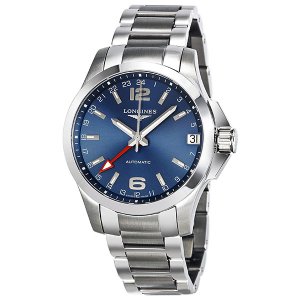 Réplique Longines Conquest GMT Automatique Bleu Dial Montre Homme L3.687.4.99.6