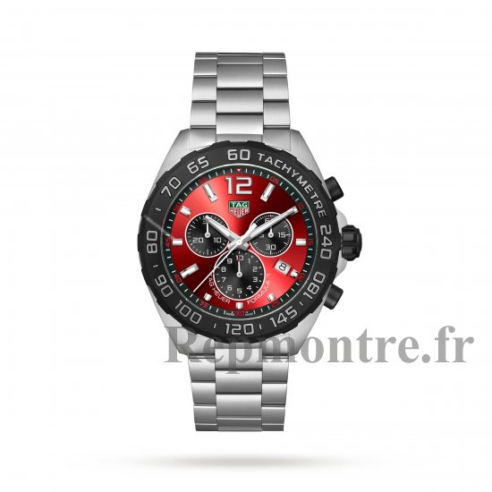 TAG Heuer Formule 1 Quartz Chronographe 200M 43mm Montre Copie Homme Rouge CAZ101AN.BA0842 - Cliquez sur l'image pour la fermer