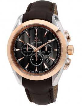 Réplique Omega Aqua Terra Chronographe Gris Cadran 231.23.44.50.06.001