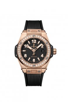 Replique Hublot Big Bang 33mm One Click 18K King Gold Diamonds 485.OX.1180.RX.1204