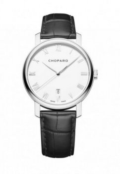 Réplique Chopard Classic Blanc Cadran 18K Or Blanc 40mm Femme Montre 161278-1001