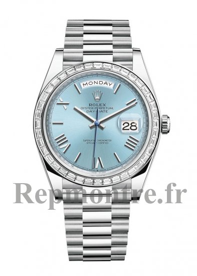 Replique Rolex Day-Date 40 montre Platinum M228396TBR-0030 - Cliquez sur l'image pour la fermer