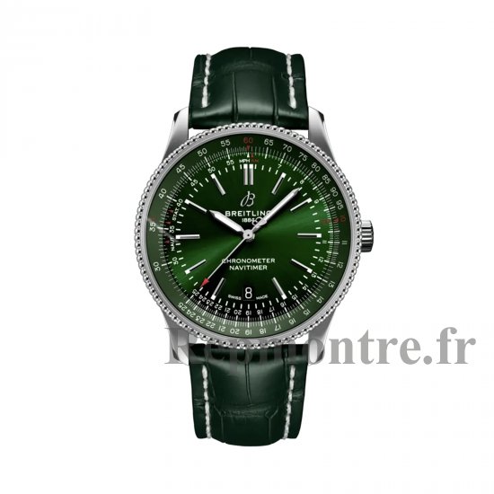 Breitling Navitimer 41 mm Copie montre homme Vert A17326361L1P1 - Cliquez sur l'image pour la fermer