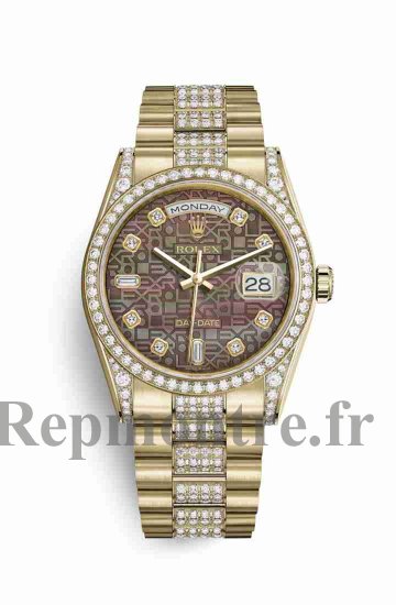 Réplique montre Rolex Day-Date 36 jaune 18 ct jeu de cosses 118388 m118388-0147 - Cliquez sur l'image pour la fermer
