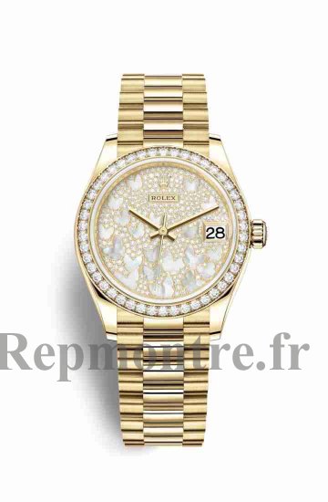Réplique montre Rolex Datejust 31 jaune 18 ct 278288RBR m278288rbr-0011 - Cliquez sur l'image pour la fermer