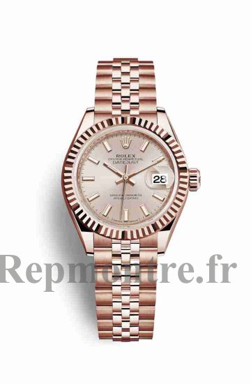 Réplique montre Rolex Datejust 28 Everose 279175 m279175-0003 - Cliquez sur l'image pour la fermer