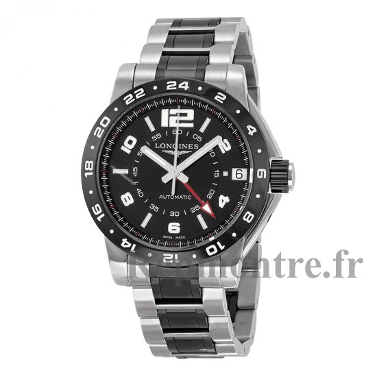 Réplique Longines Admiral GMT Noir Dial Acier et Ceramic Montre Homme L3.669.4.56.7 - Cliquez sur l'image pour la fermer