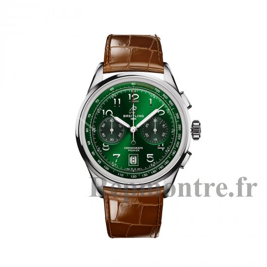 Breitling Premier B01 Chronographe 42 mm Replique montre homme Vert AB0145371L1P1 - Cliquez sur l'image pour la fermer