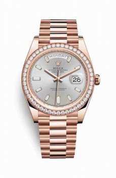 Réplique de montre Rolex Day-Date 40 Everose 228345RBR m228345rbr-0007