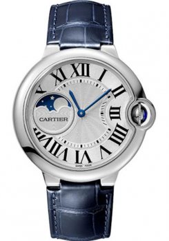 Replique Cartier Ballon Bleu automatique Silver Dial Men's WSBB0029