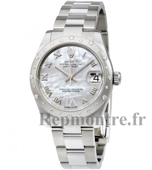 Réplique Rolex Oyster Perpetual Datejust 31 Mere de perle Cadran Inoxydable Acier Dames 178344MRDO - Cliquez sur l'image pour la fermer