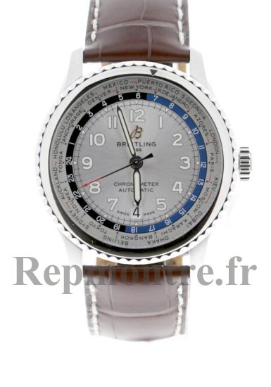 Replique Breitling Aviator 8 automatique Unitime 43 Silver Dial Brown Leather Strap Men's AB3521U01G1P3 - Cliquez sur l'image pour la fermer