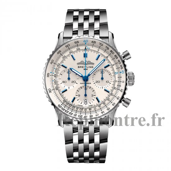 Breitling Navitimer Chronographe 41 mm Copie montre homme Blanc AB0139A71G1A1 - Cliquez sur l'image pour la fermer