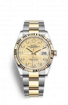 Copie de Rolex Datejust 36 OysterAcier and Jaune Or M126233-0044