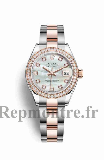 Réplique montre Rolex Datejust 28 Everose Roles 18 ct Everose 279381RBR m279381rbr-0014 - Cliquez sur l'image pour la fermer