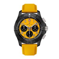 Breitling Avenger B01 Chronographe 44mm Night Mission Montre Replique Homme Cuir Jaune SB0147101I1X1