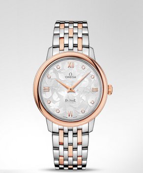 Réplique Omega De Ville Prestige Butterfly Quarz 32.7mm Montres 424.20.33.60.52.001