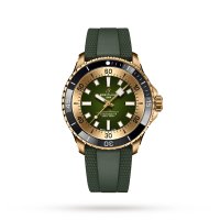Breitling Superocean Automatique 42 Bronze Bracelet En Caoutchouc Replique Montre N17375201L1S1