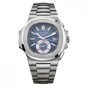 Réplique Patek Philippe Nautilus Bleu Dial Acier inoxydable Montre Homme 5980/1A-001