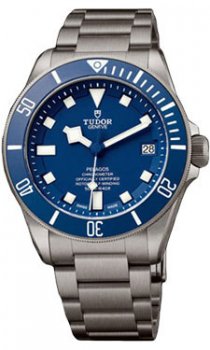 Réplique Tudor Pelagos Bleu Dial Titanium Bracelet Montre Homme 25600TB-95820T