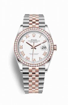 Réplique montre Rolex Datejust 36 Everose Roles 18 ct Everose 126281RBR m126281rbr-0003