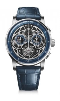 Replique Audemars Piguet Code 11.59 Selfwinding Flying Tourbillon Chronograph White Gold 26399BC.OO.D321CR.01