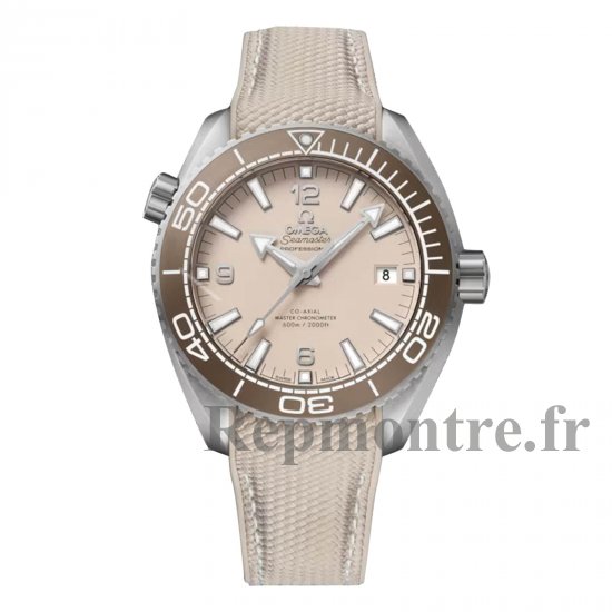 Omega Seamaster Planet Ocean 600M 43.5mm Montre replique homme Beige O21532442109001 - Cliquez sur l'image pour la fermer
