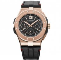 Replique Chopard Alpine Eagle XL Chrono Or Rose & Ceramized Titanium Men Montre 295387-9001